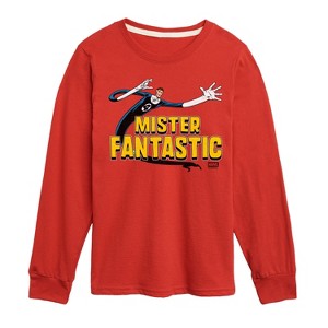 Boys' - Marvel - Fantastic Four Mister Fantastic Long Sleeve Graphic T-Shirt - 1 of 3