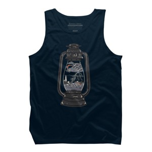 Men's Design By Humans A Storm Is Brewing In The Lantern By NDTank Tank Top - 1 of 2