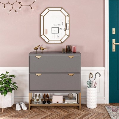 Cosmoliving by cosmopolitan brielle deals entryway shoe storage