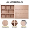 Section Classroom Coat Locker, Classrooms, Daycare Cubby with 4 Casters, 5 Hooks and 2 Storage Boxes - 2 of 4