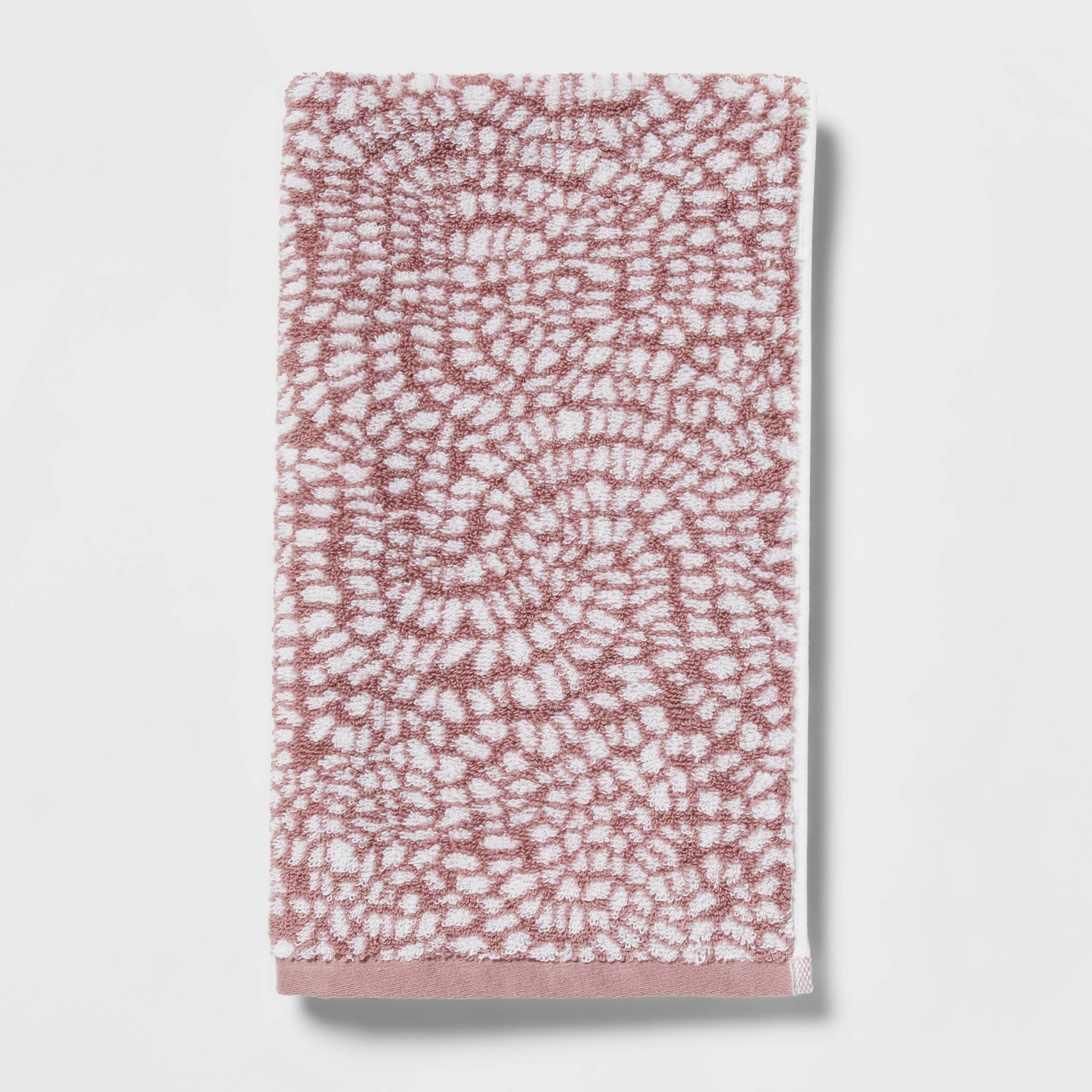 Performance Plus Hand Towel Mauve Geo - Threshold™