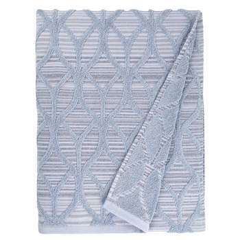Alev Jacquard Bath Towel Blue - Linum Home Textiles