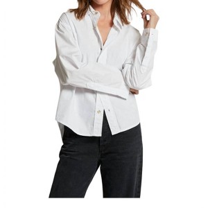 Women's James Button Down Shirt - perfectwhitetee - 1 of 4