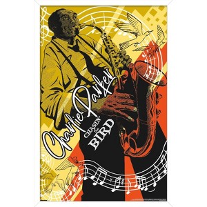 Trends International Charlie Parker - Music Notes Framed Wall Poster Prints - 1 of 4