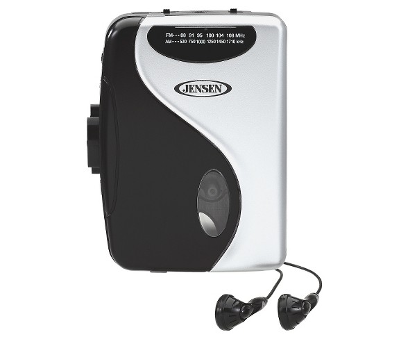 Jensen&#174; Portable Stereo Cassette Player with AM/FM Radio (SCR-68C)