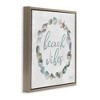 Stupell Industries Beach Vibes with Shells Black Floater Framed Canvas Wall Art - 3 of 4