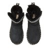 Fireside by Dearfoams Women's Perth Genuine Shearling Fold Down Bootie with Embroidery - 4 of 4