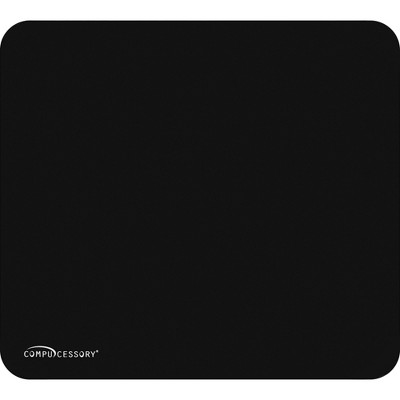 Compucessory Economy Mouse Pad Nonskid Rubber Base 9-1/2"x8-1/2" Black 23617