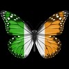 Men's Design By Humans Butterfly Flag Of Ireland By GiftsIdeas T-Shirt - 2 of 2