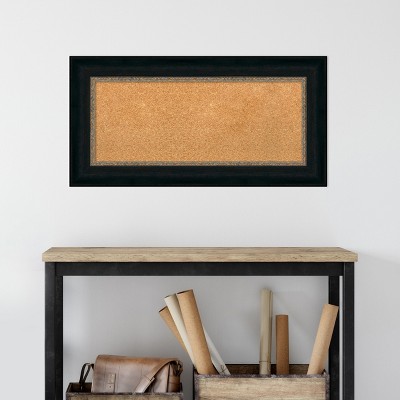 Paragon Bronze Framed Natural Cork Bulletin Board 37" x 19"