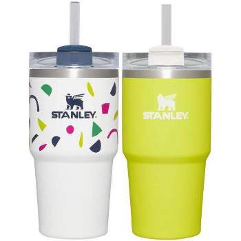 Silicone Straw Replacement for Stanley 40 oz 30 oz Tumbler Cup, 6 Pack Reusable Straws with Cleaning Brush for Stanley Adventure Quencher Travel