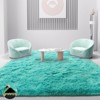 LOVEVOOK 4x6 Feet Area Rugs for Living Room Bedroom, Non-Slip Rug, Carpet for Home Dorm Decor, Comes with 4 Carpet Anti Slip Stickers - 3 of 4