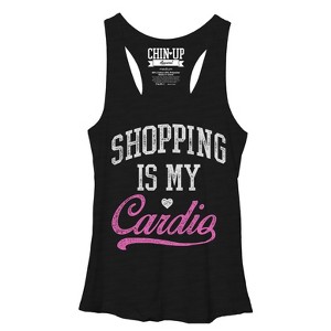 Women's CHIN UP Love to Shop Racerback Tank Top - 1 of 3
