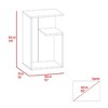NicBex Modern 3-Tier End Table Living Room, 25" High Side Table, Multipurpose Nightstand with Storage, Living Room Sofa Table, Small Table - 3 of 4