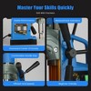 Magnetic Drill Press, 1550W 500 PRM Portable Mag Drill Press, 2922lbf Power, 10-Speed, Electric Heavy Duty Magnetic Drill with 2" Boring Diameter - 4 of 4