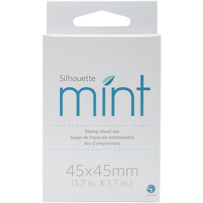 Silhouette Mint Stamp Sheets 1.75"X1.75" 2/Pkg