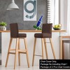 PiccoCasa Bar Pub Counter Height Side Stretch Chair Covers with Elastic Band - 2 of 4