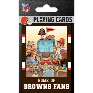 MasterPieces Officially Licensed NFL Cleveland Browns Fan Deck Playing Cards - 54 Card Deck - 1 of 4