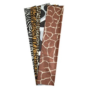 Hygloss® Non Bleeding Animal Skins Designs Tissue Paper, 5 Designs, 20" x 30", 20 Sheets - 1 of 1