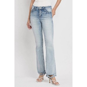 Women's Tummy Control Mid Rise Bootcut Jeans - Plus - LOVERVET - 1 of 3