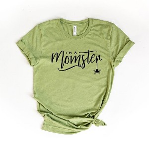 Simply Sage Market Women's I'm A Momster Short Sleeve Graphic Tee - 1 of 4