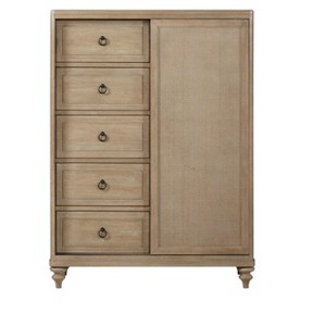 5 Drawer Door Chest Sand Finish - 1 of 1