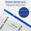 Avery Printable Rectangle Business Cards with Sure Feed Technology, 2" x 3-1/2", Glossy White Cardstock, Laser/Inkjet, 100 Total - 4 of 4