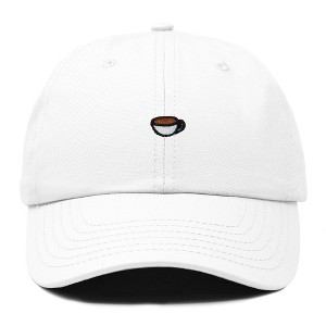 Dalix Lil Coffee Embroidered Cotton Cap Summer Food Outdoor Dad Hat Womens - 1 of 4