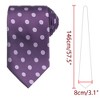 INSPIRE CHIC Men's Adjustable Regular Fit Satin Necktie - 2 of 4