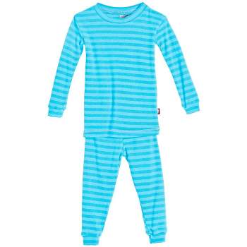 City Threads USA-Made Striped Boys and Girls Soft Pajama Set