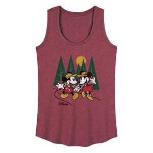 Women's - Disney - Mickey & Friends Graphic Racerback Tank - 1 of 4