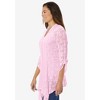 Woman Within Plus Size Open Front Pointelle Cardigan - 4 of 4