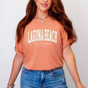 Simply Sage Market Laguna Beach Bold Garment Dyed Tee - 2XL - Terracotta - 1 of 4