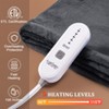 Heated Blanket Electric Throw, Reversible Two-Color Flannel Heating Blankets, Soft Heated Throws for Couch with 5 Heat Setting - 3 of 4