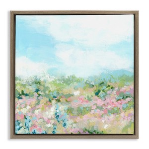 Stupell Industries Pink Speckled Meadow, 18" x 18" - 1 of 4