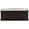 Storage Shoe Bench With Removable Cushion Bench with 4 Doors And Adjustable Shelves, for Living Room, Entryway - 3 of 4