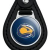 Fort Lewis College Primary Logo Black Leather Keychain - 3 of 4