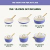 GreenPan Reserve 10pc Hard Anodized Healthy Ceramic Nonstick Cookware Set - 3 of 4