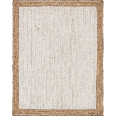 Handmade Ivory Braided Jute Indoor Rug 12' x 9'