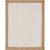 Unique Loom Braided Jute Goa Border Indoor Flatweave Braided Area Rug - 2 of 4