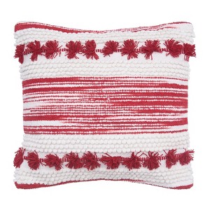 carol & frank Oriana Tufted Textured Cotton Decorative Throw Pillow - 1 of 4