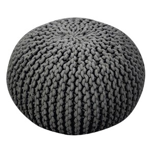Moro Handcrafted Modern Cotton Pouf - Christopher Knight Home - 1 of 3
