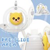 Toddler Slide and Swing Set 5 in 1,Kids Playground Climber Slide Playset with Basketball Hoop Freestanding Combination for Babies Indoor Outdoor Grey - 2 of 4
