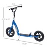 Maggift Kick Scooters Youth Scooter Front and Rear Caliper Dual Brakes Inflatable Front Wheel Ride on Toy for Age 5+, Blue, 47.25"*22.75"*33.5" - 3 of 4