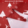 Christmas Tablecloth Reindeer Pattern Tablecloth Deer Tablecloth Home Decor Waterproof Easy Care Dining Table Covers - 2 of 4