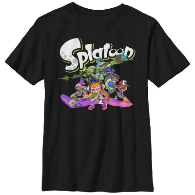 Boy S Nintendo Splatoon Inkling Heroes T Shirt Target - roblox guest t shirt free