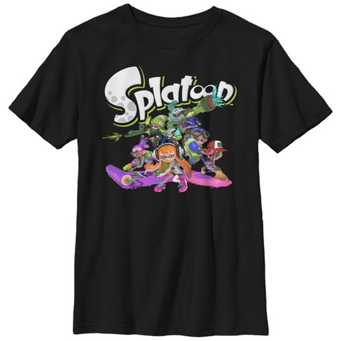 Boy S Nintendo Splatoon Inkling Heroes T Shirt Target - abs roblox t shirt chain