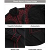 Men's Western Cowboy Shirt Long Sleeve Embroidered Casual Button Down Shirt with Pockets - 4 of 4
