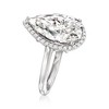 Ross-Simons 3.20 ct. t.w. Moissanite Ring in Sterling Silver - 3 of 4