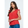 WEST K Women's Cherie Ruffle Sleeve Blouse - 2 of 4